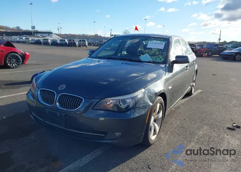 2008 BMW 528I из США, поврежденный, VIN WBANU53538CT17597